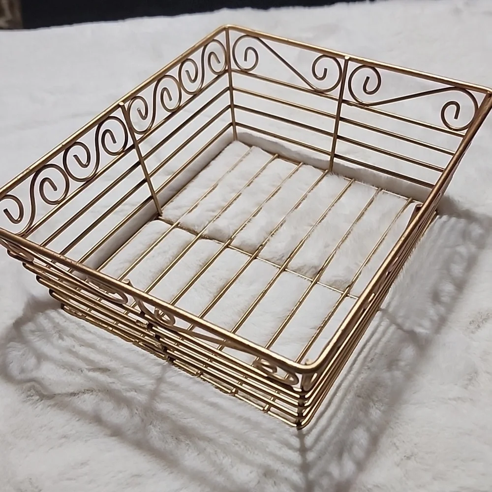STEEL BASKET GOLD COLOR ✨️ - Picture 2 of 5